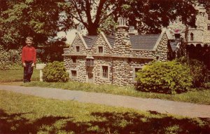 3~Postcards Burlington, PEI Canada WOODLEIGH REPLICAS Castle~Manor House~Church