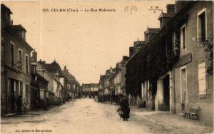 CPA CULAN La Rue Nationale (613298)
