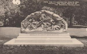 Memorial to Lexington Minute Men - Lexington MA, Massachusetts