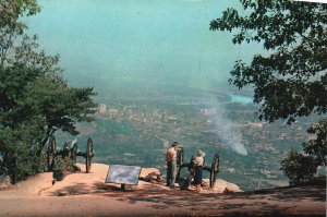 Vintage Postcard Panorama from Point Park Lookout Mountain Chattanooga Tennessee