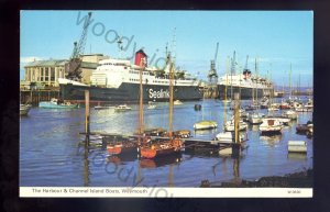 f2261 - Sealink Ferries - The Harbour & Channel Island Ships, Weymouth- postcard