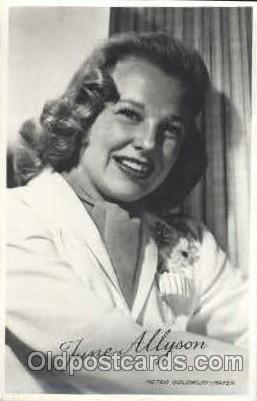 June Allyson, Actress, Movie Star, Postcard Post Card Actor Actress, Movie St...