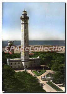 Postcard Modern I'Ile De Re Lighthouse Whales