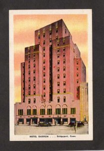 CT Hotel Barnum Bridgeport Conn Connecticut  V C Behn Postcard