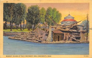 Monkey Island, Cincinnati Zoo Cincinnati, Ohio OH Postcard