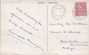 Finland Rovaniemi Kirkko Suomi Vintage RPPC 03.19