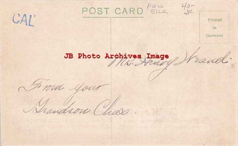 Christmas, Unknown Pub, Frances Brundage, Silk, Angels Singing