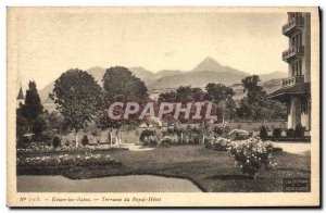Old Postcard Evian Les Bains Royal Terrace Hotel