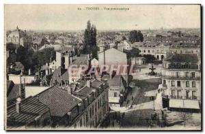 Postcard Old Troyes Panoramic