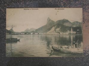 RIO DE JANEIRO BRAZIL  BOTAFOGO E CORCOVADO c1910 PC
