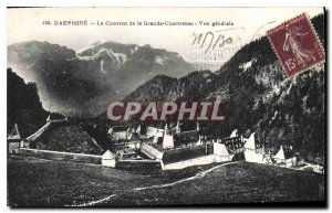 Old Postcard Dauphine Convent of the Grande Chartreuse Vue generale