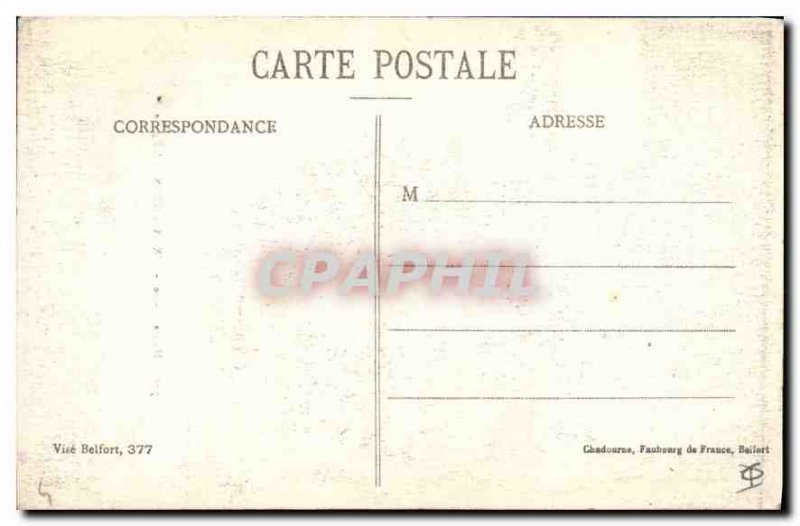 Old Postcard Haute Alsace Thann Church