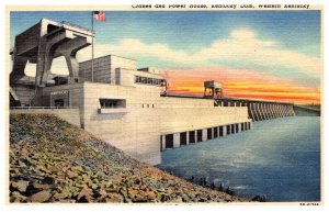 Kentucky Cranes and Power House Western Kentucky Dam