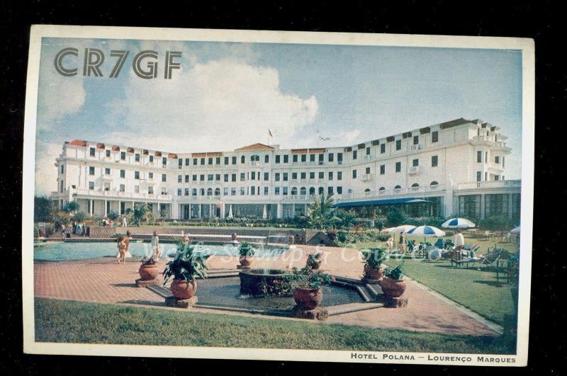 1965 QSL Card  Ham Radio Station CR7GF Mozambique to Sierra Leone B1520