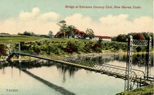 CT - New Haven - Bridge at Country Club Entrance