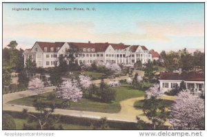 North Carolina Southern Pines Highland Pines Inn Handcolored Albertype