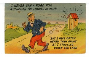 Humor - A Road Hog     (crease)