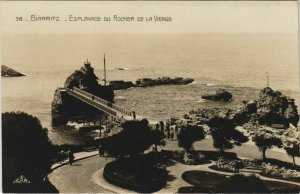 CPA Biarritz Esplanade du Rocher de la Vierge FRANCE (1125971)