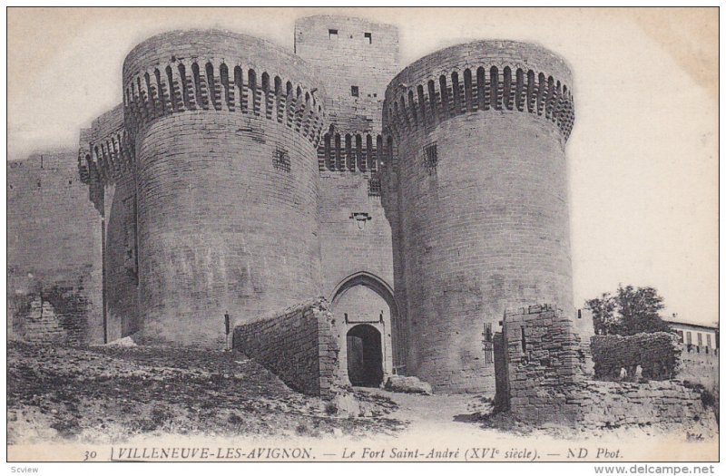 VILLENEUVE LES AVIGNON, Gard, France, 1900-1910's; Le Fort Saint-Andre