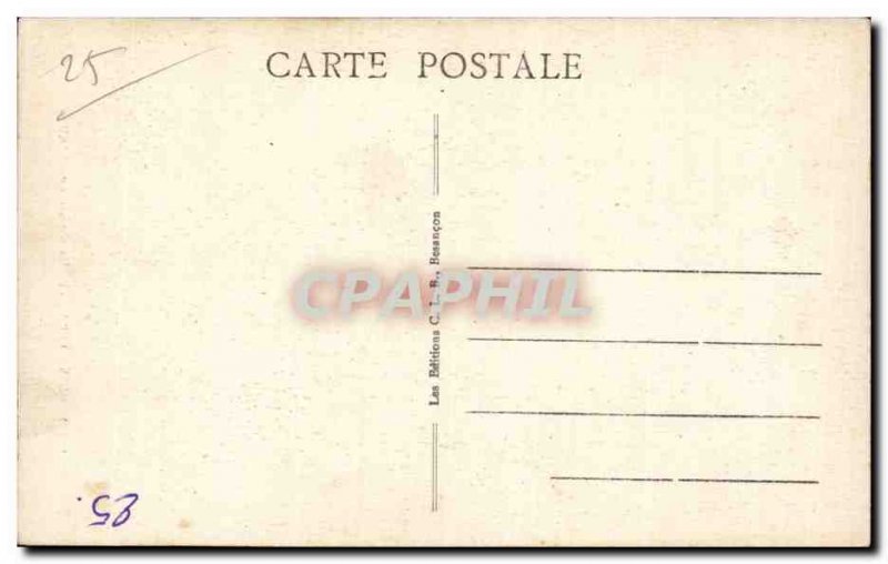 Old Postcard Montbenoit Stalls