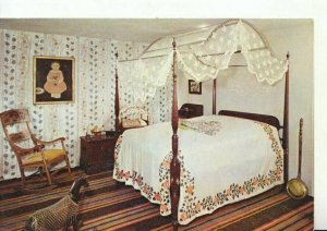 Somerset Postcard - Museum Claverton Manor - New England Bedroom - Ref 14637A