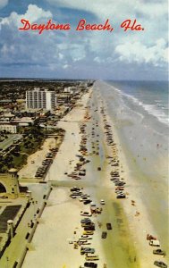 Beach Scene South From the Pier Daytona Beach FL