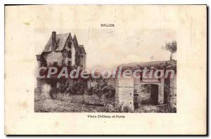 Postcard Old Balon Vieux Chateau And Door