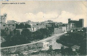 VINTAGE POSTCARD: VITERBO - MONTRO DI CASTRO 1909-