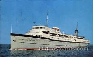 S.S. Milwaukee Clipper Unused minor writing on front, postal used 1968