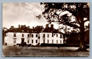 ORMISTON HALL SCOTLAND UK ANTIQUE REAL PHOTO POSTCARD RPPC