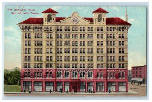 c1910 The Guencher Hotel, San Antonio Texas TX Unposted Antique Postcard