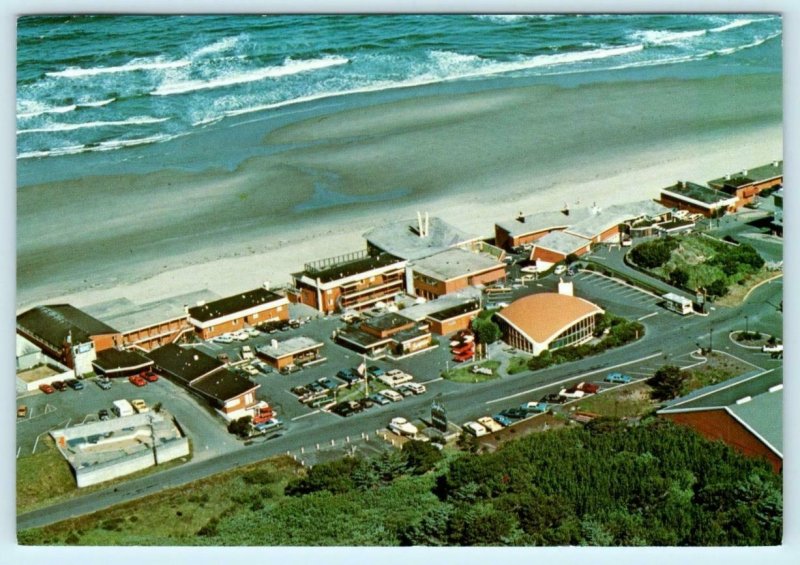 LINCOLN CITY, Oregon OR ~ SURFTIDES BEACH RESORT 1983 Roadside 4 x 6  Postcard