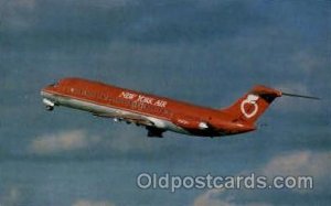 New York Air DC-9-32Airline, Airplane Postcard