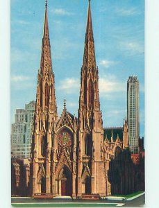Unused Pre-1980 SAINT PATRICK CHURCH SCENE New York City NY L4322