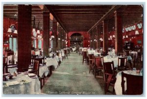 Riverside California CA, Glenwood Mission Inn Dining Room Interior Postcard