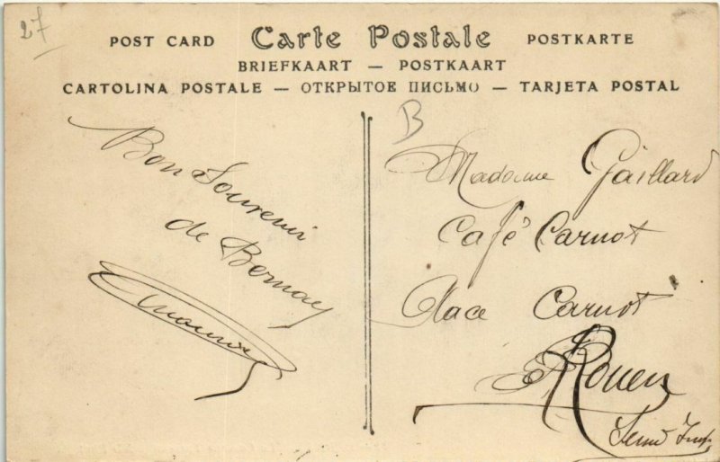 CPA BERNAY La Caserne Turreau (1160248)