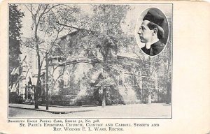 Brooklyn Eagle Postal Card Series 52, No 308, St Paul Episcopal Church - Broo...