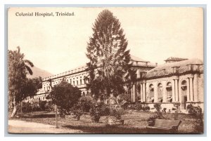 Colonial Hospital Port Of Spain Trinidad BWI UNP Davidson & Todd DB Postcard P18