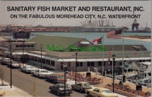 America Postcard-Morehead City, North Carolina. Fish Market Posted 1990- RS36349