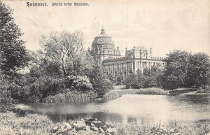 Germany 1909 Hannover Partie am Museum Lake vintage postcard