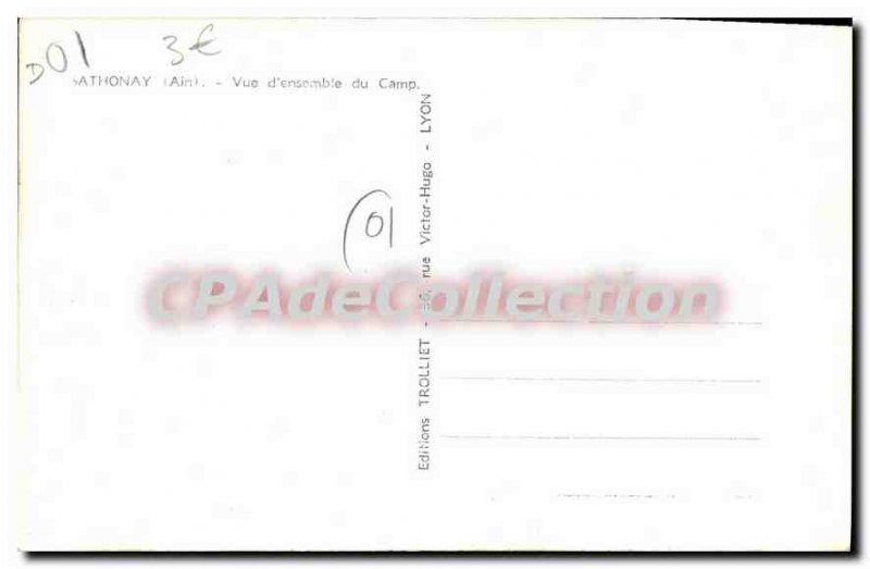 Old Postcard Ain Sathonay Camp Overview