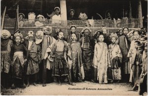 CPA AK VIETNAM - Costumes et Acteurs Annamites (61259)