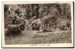 Old Postcard Auteuil Cave