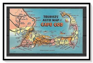 Massachusetts, Cape Cod - Tourists' Auto Map - [MA-526]