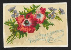 VICTORIAN TRADE CARDS (6) Lydia Pinkham's Vegetable Compound