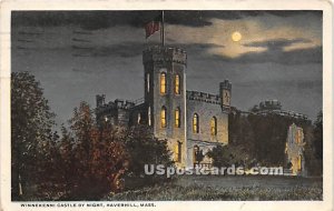 Winnekenni Castle by night - Haverhill, Massachusetts MA