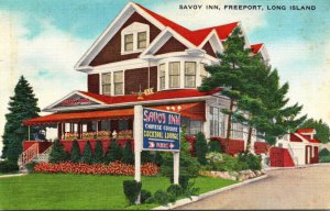 New York Long Island Freeport The Savoy Inn 1958