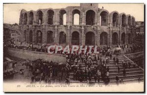 Old Postcard Arles Arenes output of Getting a Death Race