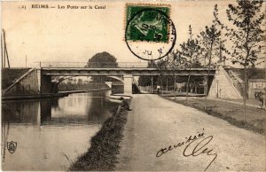 CPA REIMS Les Ponts sur le Canal (491300)