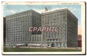 Old Postcard Congress Hotel Chicago